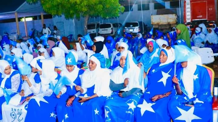 Haweenka Galmudug oo door ka qaatay dabbaaldegga maalmaha xoriyadda Dalka.