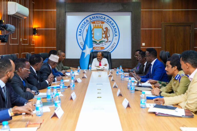 Shirka amniga Qaranka oo looga hadlay Qorshaha amniga dalka.