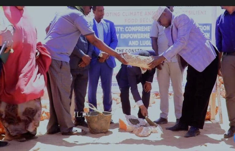 Mashruuc biyo xareen ah oo laga dhagax dhigay deegaanka Goobweyn
