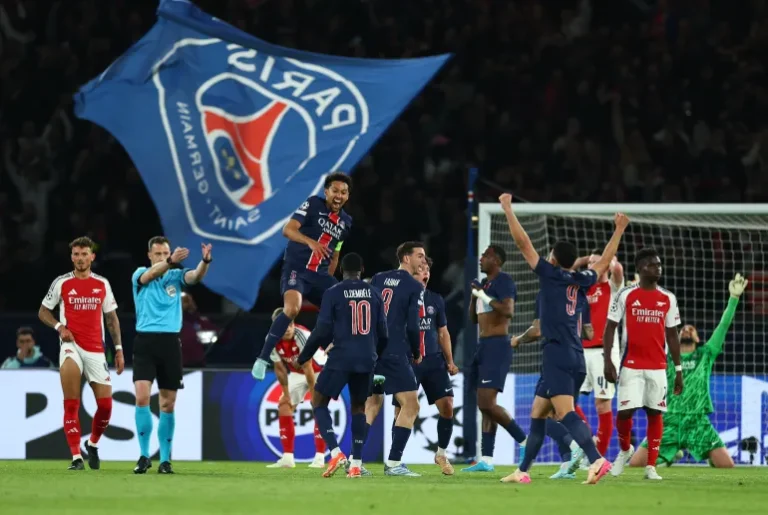 PSG Oo Garaacday Arsenal Iskana Xaadirisay Final-ka Champions League.