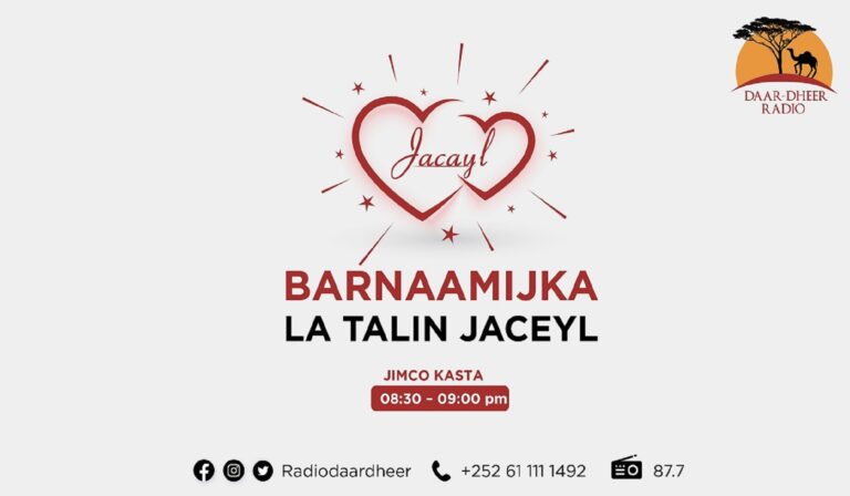 Barnaamijka Latalin jacayl ee Radio Daar-Dheer