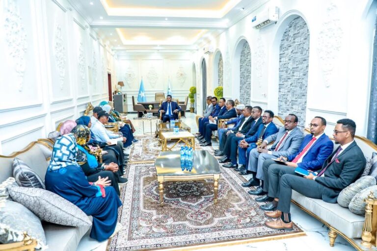 Madaxweynaha Galmudug oo kulan  la qaatay madax ka socitay Hay’adda UNICEF ee Soomaaliya