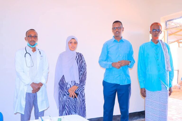 Xaafadda Howlwadaag ee magaalada Gaalkacyo Galmudug oo laga furay xarun caafimaad