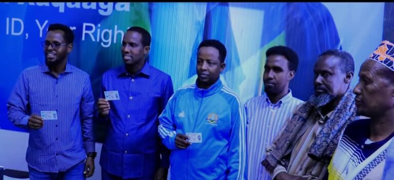 Hay’adda NIRA oo si rasmi ah Gaalkacyo uga bilowday bixinta Kaarka Aqoonsiga Qaranka