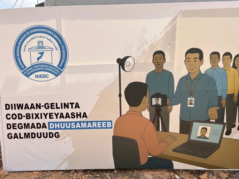 Guddiga doorashooyinka oo maanta Dhuusamareeb ka billaabaya Diiwaangelinta dadweynaha.