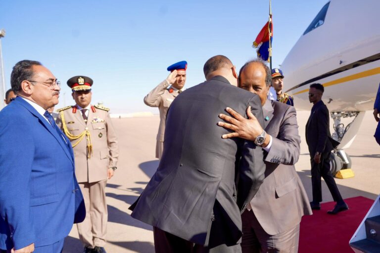 Madaxtooyada Soomaliya oo faafaahin ka bixisay safarka madaxweynaha ee Masar.