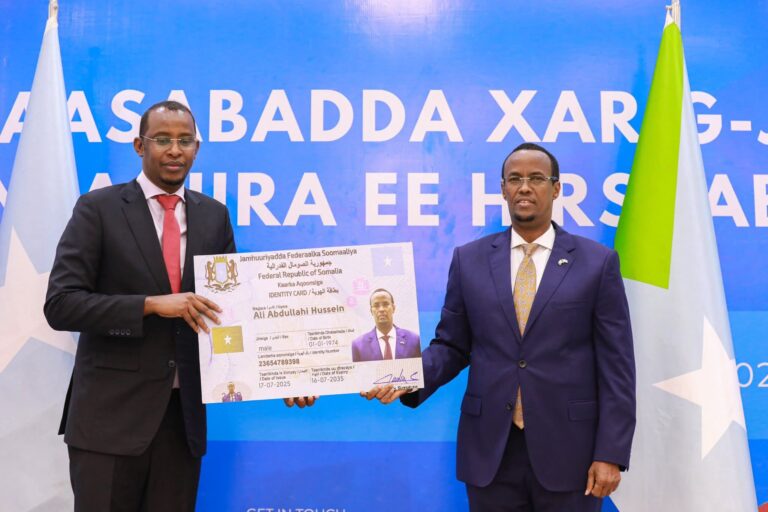 Madaxweynaha Hirshabeelle oo xarigga kajaray xarunta NIRA ee Hirshabeelle.