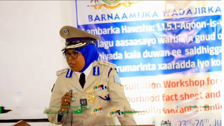 Aqoon-is-weydaarsi ah ku  saabsan talo-wadaag iyo hanaanka booliisaynta bulshada oo lagu soo gabagabeeyay Boosaaso.