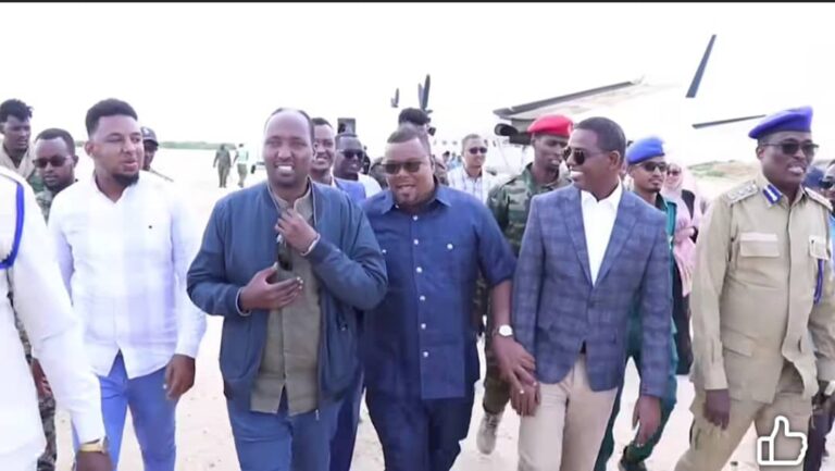 Masuuliyiin ka tirsan DFS iyo xubno ka mid ah  Koonfur Galbeed oo booqasho ku tegay magaalada Baraawe