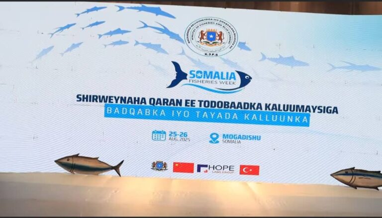 shirweynaha qaran ee todobaadka kalluumaysiga oo maanta lagu soo gabagabeeyey muqdisho