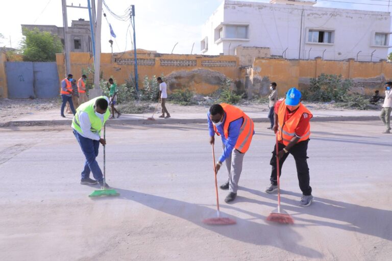 Olole nadaafadeed oo maanta laga sameeyay degmada Kaaraan ee gobolka Banaadir