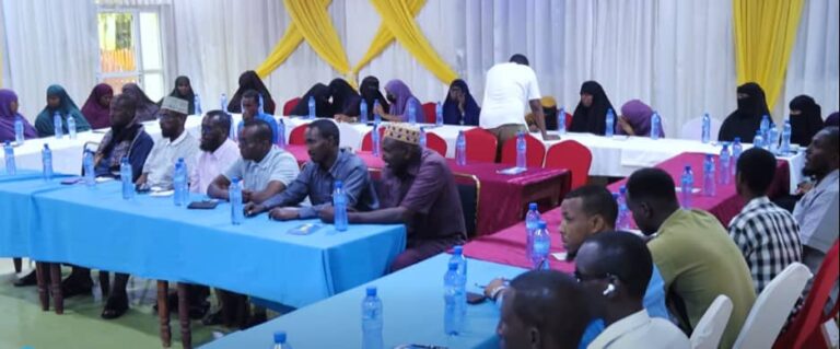 Kulan looga hadlayay nabad-dhiska bulshada oo lagu qabtay magaalada Cadaado